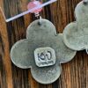 Sterling and Pink Jade Earrings - Image 3