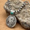 Solid Sterling Silver Native American Pendant and Chain