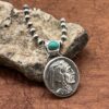 Solid Sterling Silver Native American Pendant and Chain - Image 5