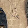 Sterling Silver Louisiana Pendant Necklace - Image 6