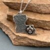 Sterling Silver Louisiana Pendant Necklace